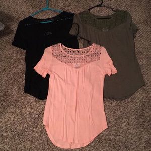 Lot of 3 Old Navy Dressy Tops